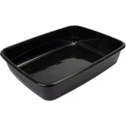 Ferplast NIP 30 Cassetta Igienica Aperta Per Gatti.. Variante 30 - Misure: 49.5 X 64.5 X H 14.5 Cm - Nero