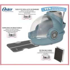 Oster® Lettiera Per Gatti Antiodore Toilette Con Filtro E Paletta Oster -Cibi per gatti Italia 11576227 3