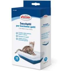 Record Sacchetti Di Ricambio Per Bacinelle Gatti Confezione Da 10 Pezzi