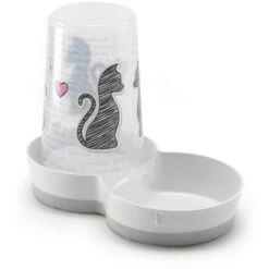 Record Ciotola E Dispencer Acqua E Cibo Con Base Antiscivolo Linea Con Amore Per Cani E Gatti -Cibi per gatti Italia 11634011 3