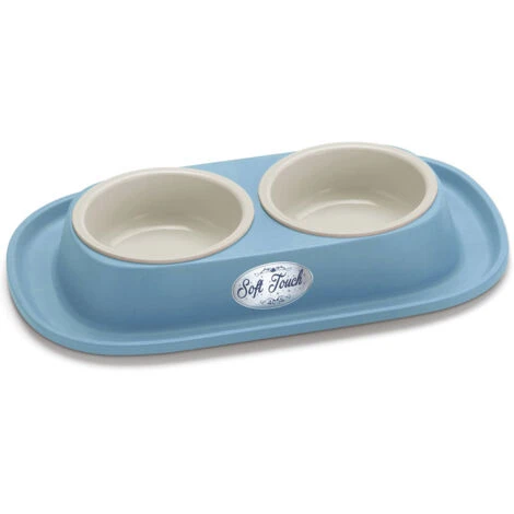 Record Ciotola Doppia In Plastica Rimovibile Con Portaciotole Antiformiche In Gomma Per Cani E Gatti 5 Record Ciotola Doppia In Plastica Rimovibile Con Portaciotole Antiformiche In Gomma Per Cani E Gatti - immagine 3