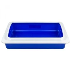 Trade Shop - Welkhome Lettiera Con Bordo Rialzato Smontabile Per Gatti Gatto 35 X 45 X 10 Cm -Cibi per gatti Italia 13749316 3