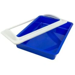 Trade Shop - Welkhome Lettiera Con Bordo Rialzato Smontabile Per Gatti Gatto 35 X 45 X 10 Cm -Cibi per gatti Italia 13749316 4