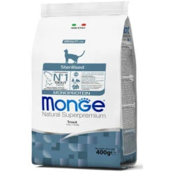 Monge Per Gatto Sterilised Con Trota Per Gatto 400gr
