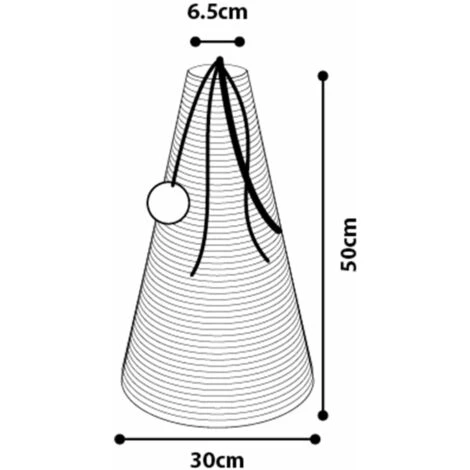 Tiragraffi Per Gatti A Forma Di Cono 30x50 Cm In Giunco FLAMINGO 4 Tiragraffi Per Gatti A Forma Di Cono 30x50 Cm In Giunco FLAMINGO - immagine 2