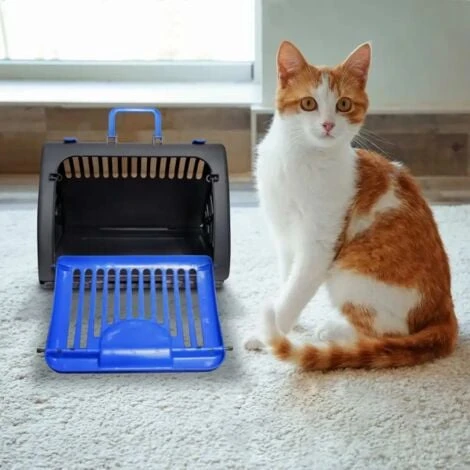 Trasportino Per Animali Domestici Cuccia Pieghevole Da Viaggio Per Cani E Gatti 4 Trasportino Per Animali Domestici Cuccia Pieghevole Da Viaggio Per Cani E Gatti - immagine 2