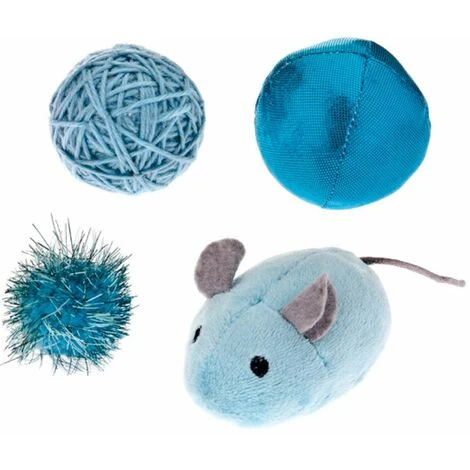 Ferribiella Giochi Con Sonaglio Modello Mix per Gatti 4 Pezzi - Rosa 3 Ferribiella Giochi Con Sonaglio Modello Mix per Gatti 4 Pezzi - Rosa