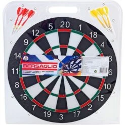 Gioco Di Precisione Per Bambini E Adulti Bersaglio 43cm Con 6 Frecce Freccette