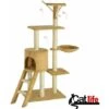 Tiragraffi Per Gatti Albero Sisal Parco Giochi Gioco X Gatto Tira Graffi Beige 1 Tiragraffi Per Gatti Albero Sisal Parco Giochi Gioco X Gatto Tira Graffi Beige -Cibi per gatti Italia 1788113 1
