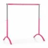 Klarfit Bar Lerina Sbarra Danza Mobile 110x113cm Altezza Regolabile Acciaio Rosa -Cibi per gatti Italia 18679169 1