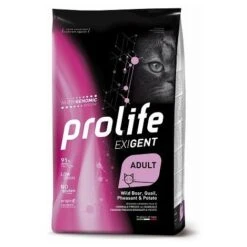 Prolife Exigent Per Gatti Adulti Da 400 Gr Cinghiale, Quaglia, Fagiano E Patate