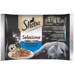 SHEBA DELICATEZZE SALSA E PESCE 4X85 G