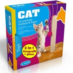 Tiragraffi Gatto Albero Tira Graffi Gioco Animali 30x30x35 Cm Cat-Toys Pet 9 Tiragraffi Gatto Albero Tira Graffi Gioco Animali 30x30x35 Cm Cat-Toys Pet -Cibi per gatti Italia 2562689 3
