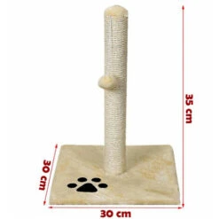 Tiragraffi Gatto Albero Tira Graffi Gioco Animali 30x30x35 Cm Cat-Toys Pet 11 Tiragraffi Gatto Albero Tira Graffi Gioco Animali 30x30x35 Cm Cat-Toys Pet -Cibi per gatti Italia 2562689 5