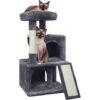 Yaheetech Tiragraffi Albero Per Gatti Con Posatoio Grande Posatoio Morbido 91 Cm Graffiatoio Per Gatti Grigio Scuro -Cibi per gatti Italia 25939719 1