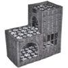 Hommoo Casetta/Lettino/Castello/Albero Tiragraffi In Salice E Cuscino VD06538 -Cibi per gatti Italia 26482198 1