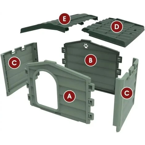Bama Kit Pannello Pannelli Isolanti Per Cuccia Bungalow Large Isolamento Termico 3 Bama Kit Pannello Pannelli Isolanti Per Cuccia Bungalow Large Isolamento Termico