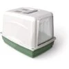 10582 Toilette Per Gatti VICKY Porta Basculante 54x39x39 Cm Carboni Attivi Colore: Verde -Cibi per gatti Italia 2704010 1