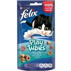Felix Playtubes Pesce E Gamberetti 50 G