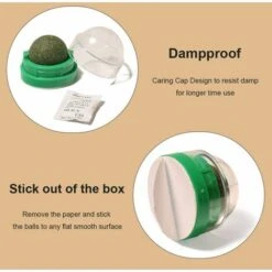 3 Palline Di Erba Gatta Silvervine, Giocattoli Commestibili Per Gatti Che Leccano, Giocattoli Da Masticare Sani E Sicuri, Giocattoli Per Gatti Per La Pulizia Dei Denti, Dolcetti Per Gatti 10 3 Palline Di Erba Gatta Silvervine, Giocattoli Commestibili Per Gatti Che Leccano, Giocattoli Da Masticare Sani E Sicuri, Giocattoli Per Gatti Per La Pulizia Dei Denti, Dolcetti Per Gatti -Cibi per gatti Italia 34540778 4