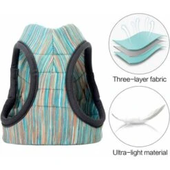 Pettorina E Guinzaglio Per Gatti Ultraleggeri Giacca Da Passeggio Per Gatti Da Corsa Morbida E Confortevole, A Prova Di Perdite, Adatta Per Cuccioli Di Coniglio (verde, M) -Cibi per gatti Italia 35581641 3