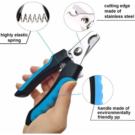 SOEKAVIA Tagliaunghie Professionale Per Cani E Gatti, Tagliaunghie Con Lima Per Cani, Gatti, Uccelli E Artigli Di Tutte Le Dimensioni Con Chiusura Di Sicurezza E Lima Per Unghie 4 SOEKAVIA Tagliaunghie Professionale Per Cani E Gatti, Tagliaunghie Con Lima Per Cani, Gatti, Uccelli E Artigli Di Tutte Le Dimensioni Con Chiusura Di Sicurezza E Lima Per Unghie - immagine 2