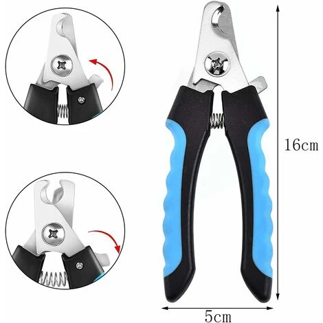 SOEKAVIA Tagliaunghie Professionale Per Cani E Gatti, Tagliaunghie Con Lima Per Cani, Gatti, Uccelli E Artigli Di Tutte Le Dimensioni Con Chiusura Di Sicurezza E Lima Per Unghie 5 SOEKAVIA Tagliaunghie Professionale Per Cani E Gatti, Tagliaunghie Con Lima Per Cani, Gatti, Uccelli E Artigli Di Tutte Le Dimensioni Con Chiusura Di Sicurezza E Lima Per Unghie - immagine 3