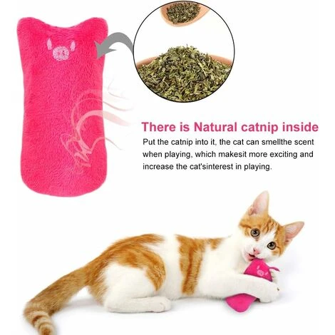 SOEKAVIA Peluche Catnip, Catnip Mastica E Pulisci Denti Giocattolo Per Gatti, Adatto Per Giocattoli Per Gatti Da Interni 7 SOEKAVIA Peluche Catnip, Catnip Mastica E Pulisci Denti Giocattolo Per Gatti, Adatto Per Giocattoli Per Gatti Da Interni - immagine 5