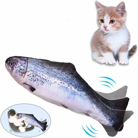SOEKAVIA Giocattoli Per Pesci Con Erba Gatta, Giocattoli Elettronici Per Gatti Con Erba Gatta Giocattoli Interattivi A Forma Di Pesce Di Peluche Di Simulazione Giocattoli Da Masticare Ricaricabili USB 3 SOEKAVIA Giocattoli Per Pesci Con Erba Gatta, Giocattoli Elettronici Per Gatti Con Erba Gatta Giocattoli Interattivi A Forma Di Pesce Di Peluche Di Simulazione Giocattoli Da Masticare Ricaricabili USB
