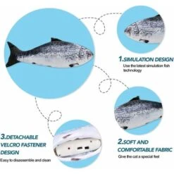 SOEKAVIA Giocattoli Per Pesci Con Erba Gatta, Giocattoli Elettronici Per Gatti Con Erba Gatta Giocattoli Interattivi A Forma Di Pesce Di Peluche Di Simulazione Giocattoli Da Masticare Ricaricabili USB 9 SOEKAVIA Giocattoli Per Pesci Con Erba Gatta, Giocattoli Elettronici Per Gatti Con Erba Gatta Giocattoli Interattivi A Forma Di Pesce Di Peluche Di Simulazione Giocattoli Da Masticare Ricaricabili USB -Cibi per gatti Italia 36004653 3