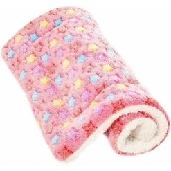 SOEKAVIA Coperte Per Cani Cuscini Per Gatti Soffici Tappetino Lavabile Piccolo Medio Grande (M, Rosa)