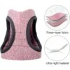 Pettorina E Guinzaglio Per Gatti Ultraleggeri Giacca Da Passeggio Per Gatti Da Corsa Morbida E Confortevole, A Prova Di Perdite, Adatta Per Cuccioli Di Coniglio (rosa, S) -Cibi per gatti Italia 36340182 1