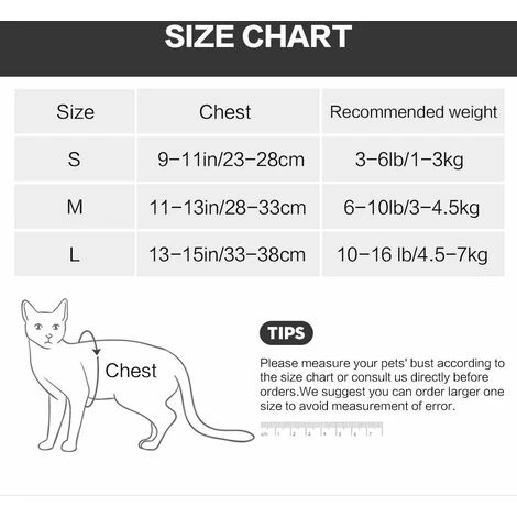 Pettorina E Guinzaglio Per Gatti Ultraleggeri Giacca Da Passeggio Per Gatti Da Corsa Morbida E Confortevole, A Prova Di Perdite, Adatta Per Cuccioli Di Coniglio (rosa, S) 6 Pettorina E Guinzaglio Per Gatti Ultraleggeri Giacca Da Passeggio Per Gatti Da Corsa Morbida E Confortevole, A Prova Di Perdite, Adatta Per Cuccioli Di Coniglio (rosa, S) - immagine 4