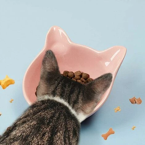 Ciotole Per Gatti Ciotola Per Gatti Con Ciotola Per L'acqua Per Gatti Antiscivolo Resistente E Facile Da Pulire Ciotola Multiuso Per Gatti (rosa) 4 Ciotole Per Gatti Ciotola Per Gatti Con Ciotola Per L'acqua Per Gatti Antiscivolo Resistente E Facile Da Pulire Ciotola Multiuso Per Gatti (rosa) - immagine 2