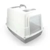 Toilette Per Gatti HEIDI Chiusa Porta Basculante Carboni Attivi 54x39x39cm 10580 Colore: Grigio -Cibi per gatti Italia 36947422 1