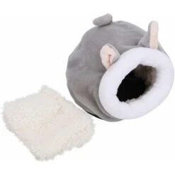 Gabbia Per Cuccia Per Animali Domestici, Inverno Cotone Caldo Casa Per Criceti Caldo Letto Per Piccoli Animali Scoiattolo Per Criceto Riccio(Grigio) -Cibi per gatti Italia 37096257 2