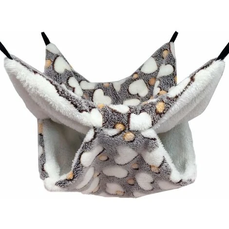 Amaca A Gabbia Per Animali Domestici, Per Cincilla, Scoiattoli, Altri Piccoli Animali, 20x20 Cm (caffè) 3 Amaca A Gabbia Per Animali Domestici, Per Cincilla, Scoiattoli, Altri Piccoli Animali, 20x20 Cm (caffè)