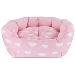 Record Cuccetta Da Interno Rosa Modello Prime Nanne Con Cuscino Double Face Per Cani E Gatti : Mini Rosa 40 X 32 X 14 Cm - Rosa