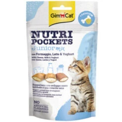 GimCat Nutri Pockets Junior Mix Con Formaggio,Latte E Yoghurt Per Gatti Da 60 Gr