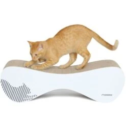 Tiragraffi Per Gatti VIGO 71x25x21 Cm Bianco 3084 MyKotty -Cibi per gatti Italia 4662954 3