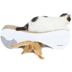 Tiragraffi Per Gatti VIGO 71x25x21 Cm Bianco 3084 MyKotty -Cibi per gatti Italia 4662954 4