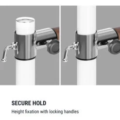 Klarfit Barre Anna Sbarra Da Danza Doppia, 110 X 113 Cm, 2 X 38mm Ø Bianco 11 Klarfit Barre Anna Sbarra Da Danza Doppia, 110 X 113 Cm, 2 X 38mm Ø Bianco -Cibi per gatti Italia 46797918 5