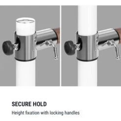 Klarfit Barre Marie Sbarra Da Danza Doppia, 220 X 113 Cm, 2 X 38mm Ø Bianco -Cibi per gatti Italia 46797921 5