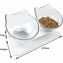 Kueatily Ciotola Ortopedica Anti-vomito Per Animali Domestici Con Supporto Rialzato, Mangiatoia Per Gatti A Doppia Ciotola, Piattaforma Inclinata Di 15°, Perfetta Per Gatti E Cani Di Piccola Taglia 7 Kueatily Ciotola Ortopedica Anti-vomito Per Animali Domestici Con Supporto Rialzato, Mangiatoia Per Gatti A Doppia Ciotola, Piattaforma Inclinata Di 15°, Perfetta Per Gatti E Cani Di Piccola Taglia -Cibi per gatti Italia 47436737 3