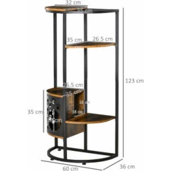 PawHut Palestra Per Gatti Multilivello Con Cuccia, Albero Per Gatti Adulti E Gattini Con Ripiani - Marrone 9 PawHut Palestra Per Gatti Multilivello Con Cuccia, Albero Per Gatti Adulti E Gattini Con Ripiani - Marrone -Cibi per gatti Italia 48390825 3