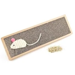 Trade Shop - Tiragraffi Per Gatto Supporto Unghie Gatti 38 X 12,5 Cm Tira Graffi Con Menta -Cibi per gatti Italia 5002166 2