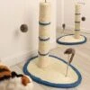 Trade Shop - Tiragraffi Per Gatti Corda Con Pallina Topolino Albero Sisal Gatto Tira Graffi -Cibi per gatti Italia 5005017 1