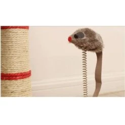 Trade Shop - Tiragraffi Per Gatti Corda Con Pallina Topolino Albero Sisal Gatto Tira Graffi -Cibi per gatti Italia 5005017 4