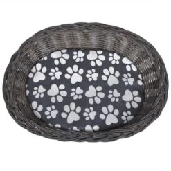 Casetta/Lettino/Albero Tiragraffi In Salice Con Cuscino 10 Casetta/Lettino/Albero Tiragraffi In Salice Con Cuscino -Cibi per gatti Italia 51086891 4