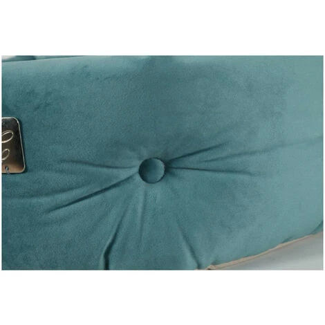 ZOLUX Cestino Per Gatti Chambord - Velluto Chesterfield - Diametro 41cm - Verde Pavone - 500243 7 ZOLUX Cestino Per Gatti Chambord - Velluto Chesterfield - Diametro 41cm - Verde Pavone - 500243 - immagine 5